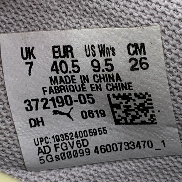 PUMA PACER NEXT EXCEL Core Women's Running Shoes Gray Pink Sneakers Size 9.5 B12 - Picture 9 of 9